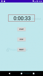 Android Project - Develop a Stopwatch in Android Studio - Project Gurukul