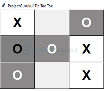 Square Tic Tac Toe GUI - Practice Python Projects