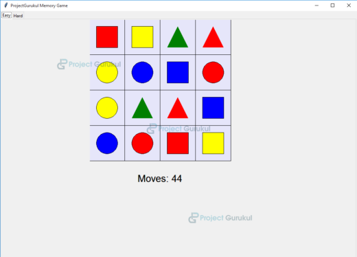 Learn How to Create Memory Game in Python - Project Gurukul