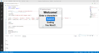 Python Hangman Game with GUI - Guess the Words with Python - Project ...