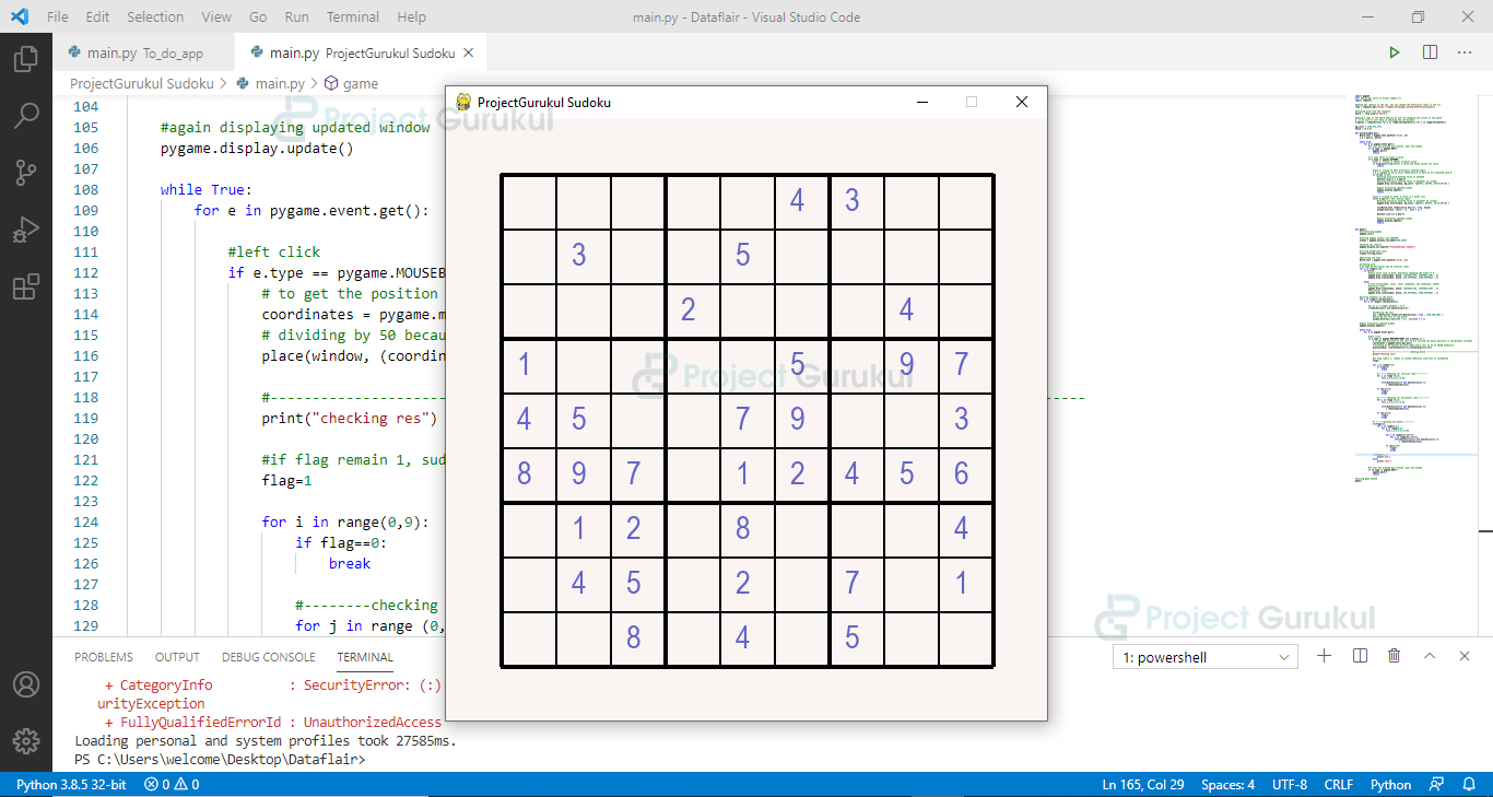 Python Sudoku Solver