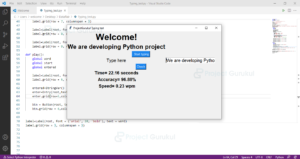 Python Project - Typing Speed Test - Project Gurukul