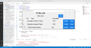 Create To Do List In Python - Project Gurukul