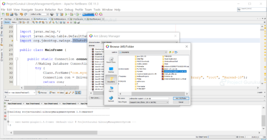 Library Management System in Java [source code included] - Project Gurukul