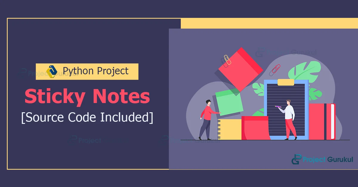 python project sticky notes